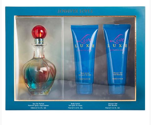 Estuche Jennifer Lopez Live Luxe Mujer 3pzs 100ml EDP+Crema+Gel De Baño